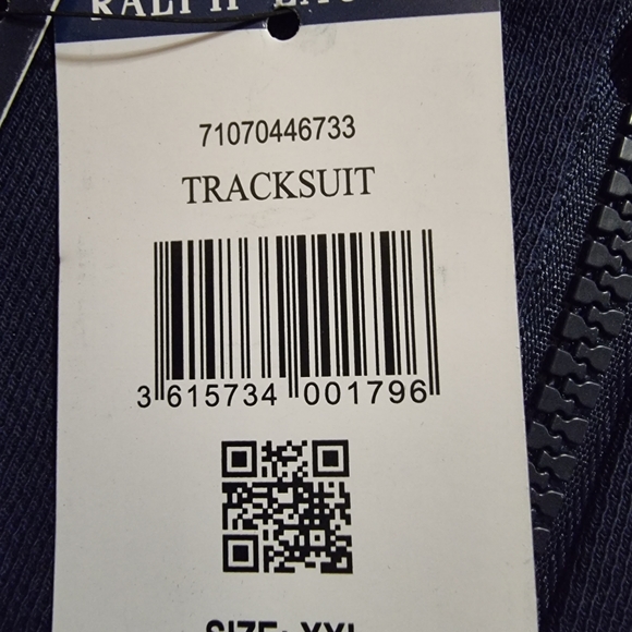 Men track suits Navy Blue w/ gold - BRAND NEW - Picture 2 of 2